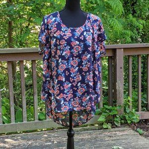 Torrid - Chiffon Floral Top Size 1